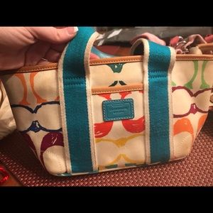 Coach bag, worn once
